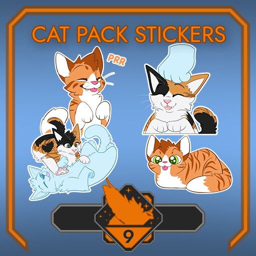Cat Pack Stickers